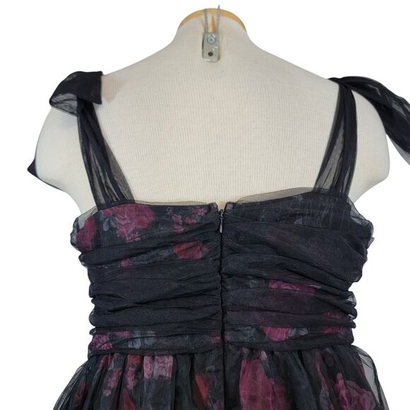 Lulus Dress  Womans XL Black Striking Scene Ethereal Whimsygoth Fairy Witchy - Picture 5 of 8